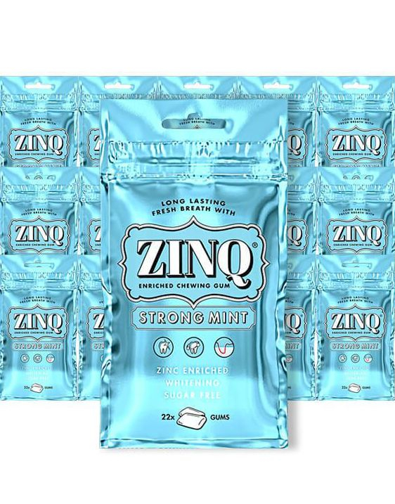 15 stk Zinq Tyggegummi med Strong Mintsmak - Hel Eske 472 gram