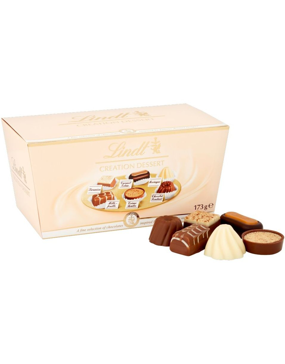 Lindt Creation Dessert - Forskjellige Luksus Konfektsjokolader i Gaveeske 173 gram