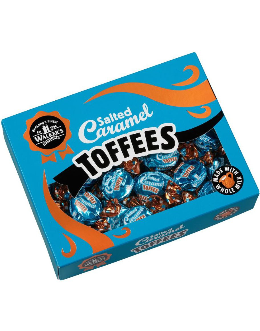 Gaveeske med Walkers Salted Caramel Toffees 350 gram