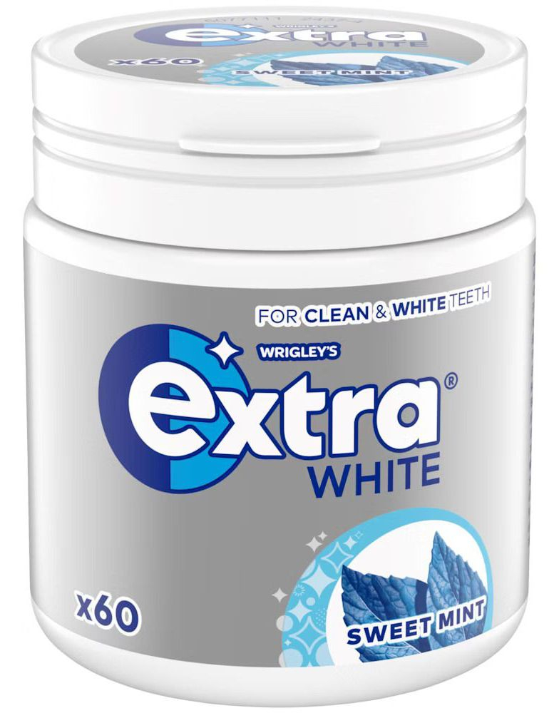 Stor Extra White Sweet Mint Tyggegummi Boks 84g