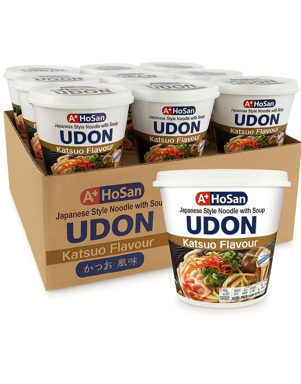 12 stk A+ Japanese Style Noodle Soup Udon Katsuo - Hel Eske 2,64 kg (Korea Import)