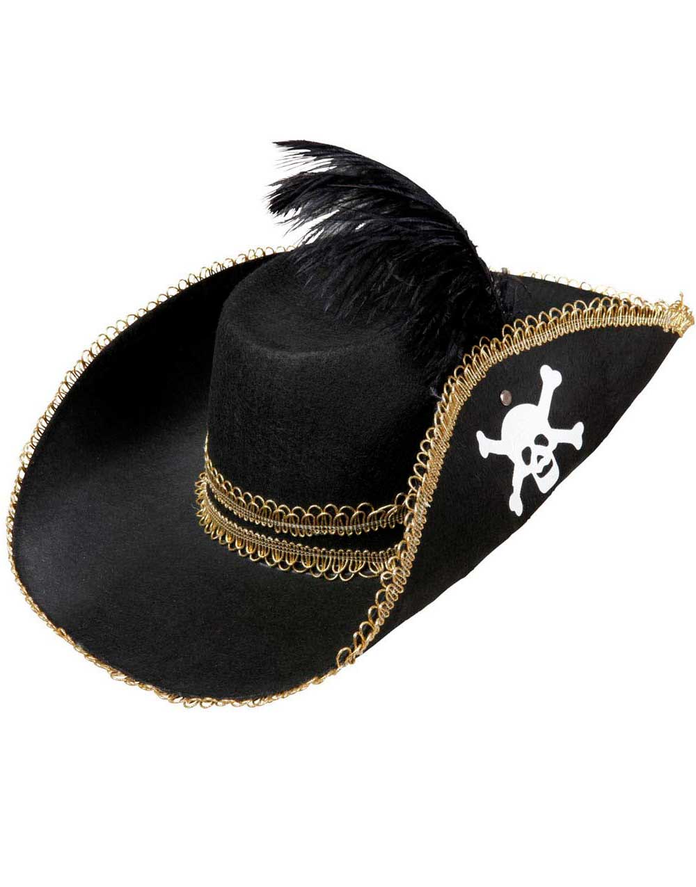 Pirathatt med Border, Fjær og Dødninghode