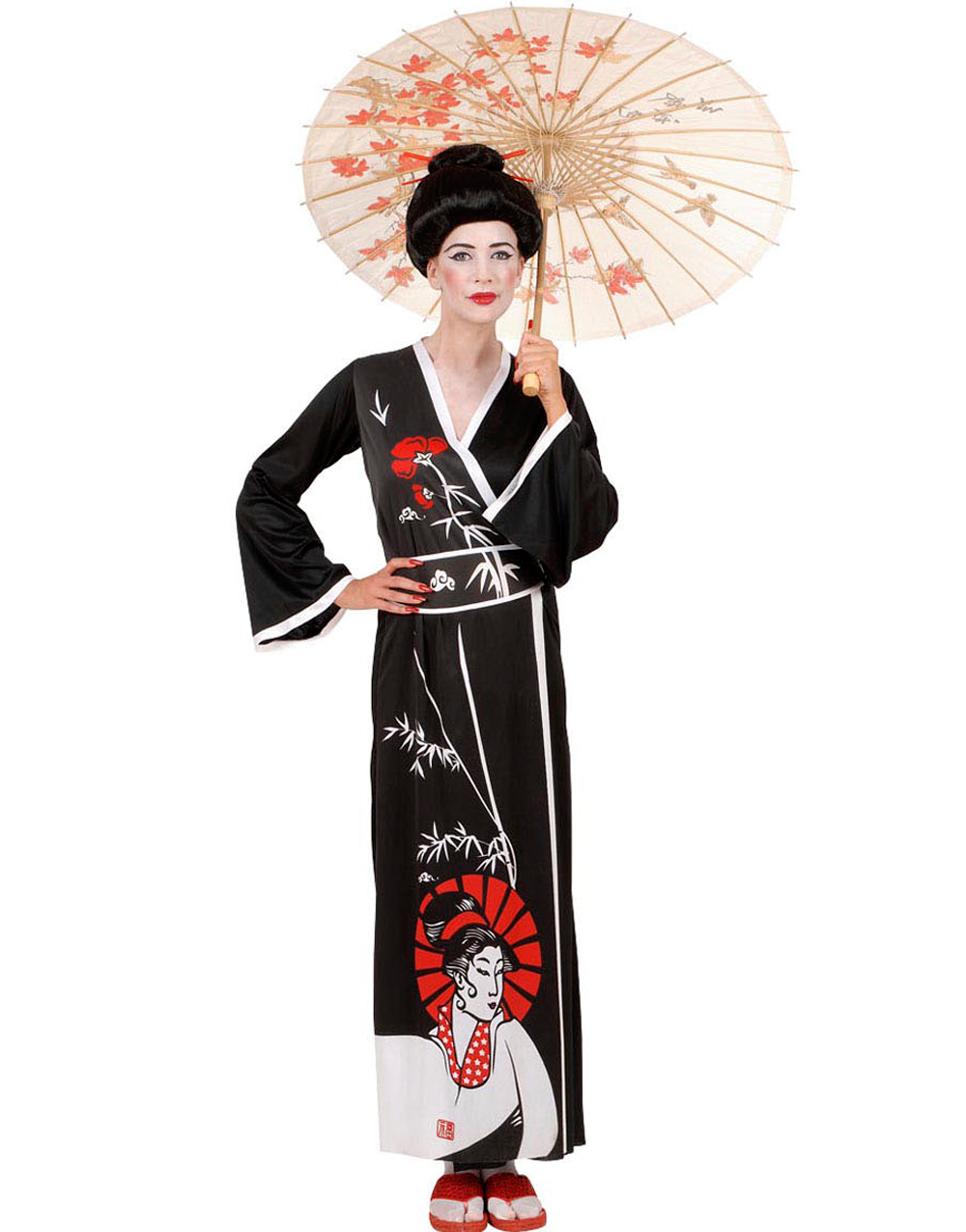 Japansk Geisha Kostyme
