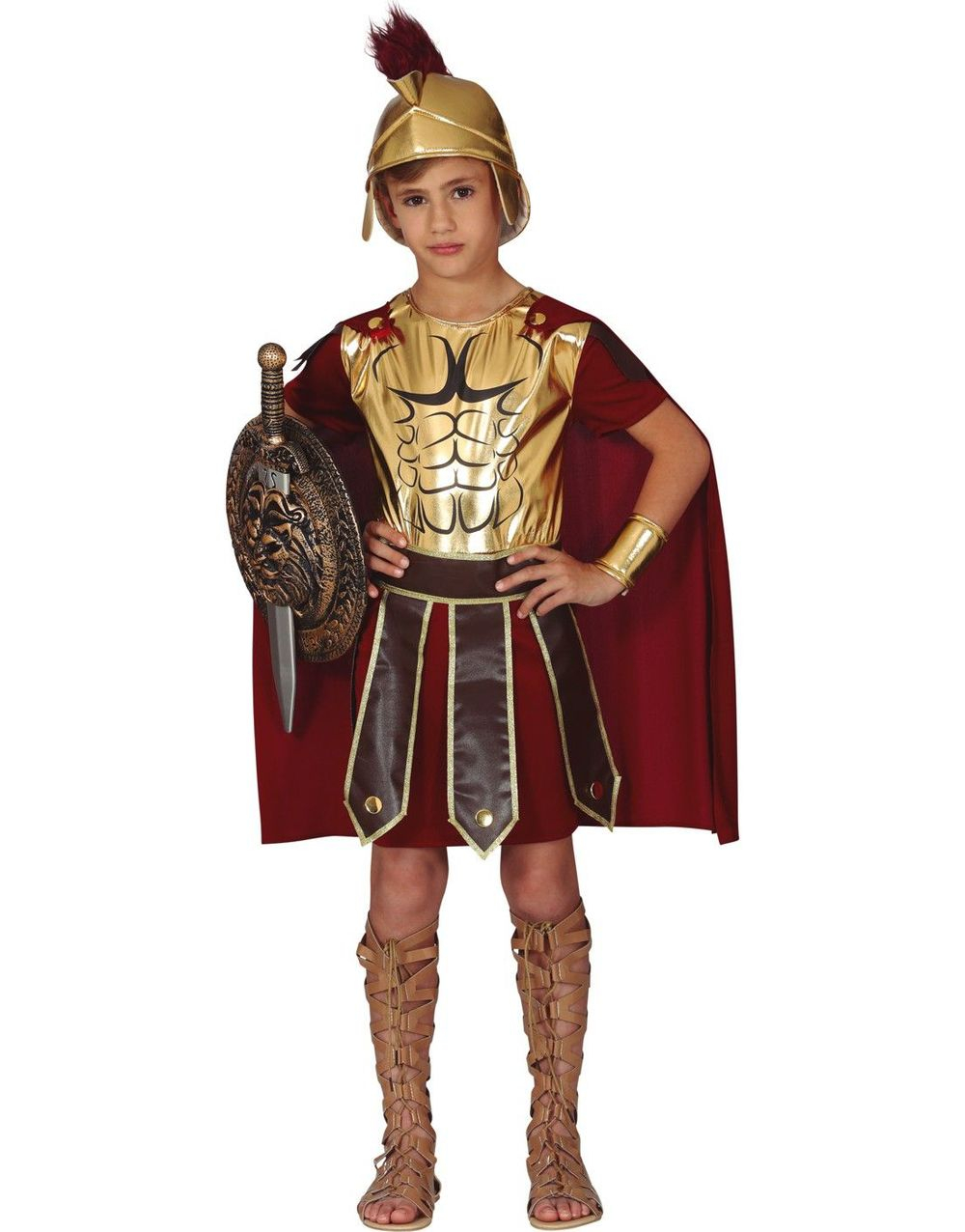 Romersk Centurion Barnekostyme - Strl 5-6 år