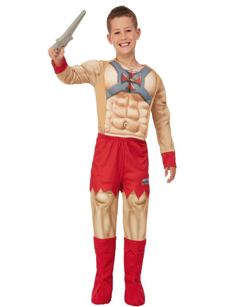 Lisensiert He-Man Kostyme med Sverd til Barn