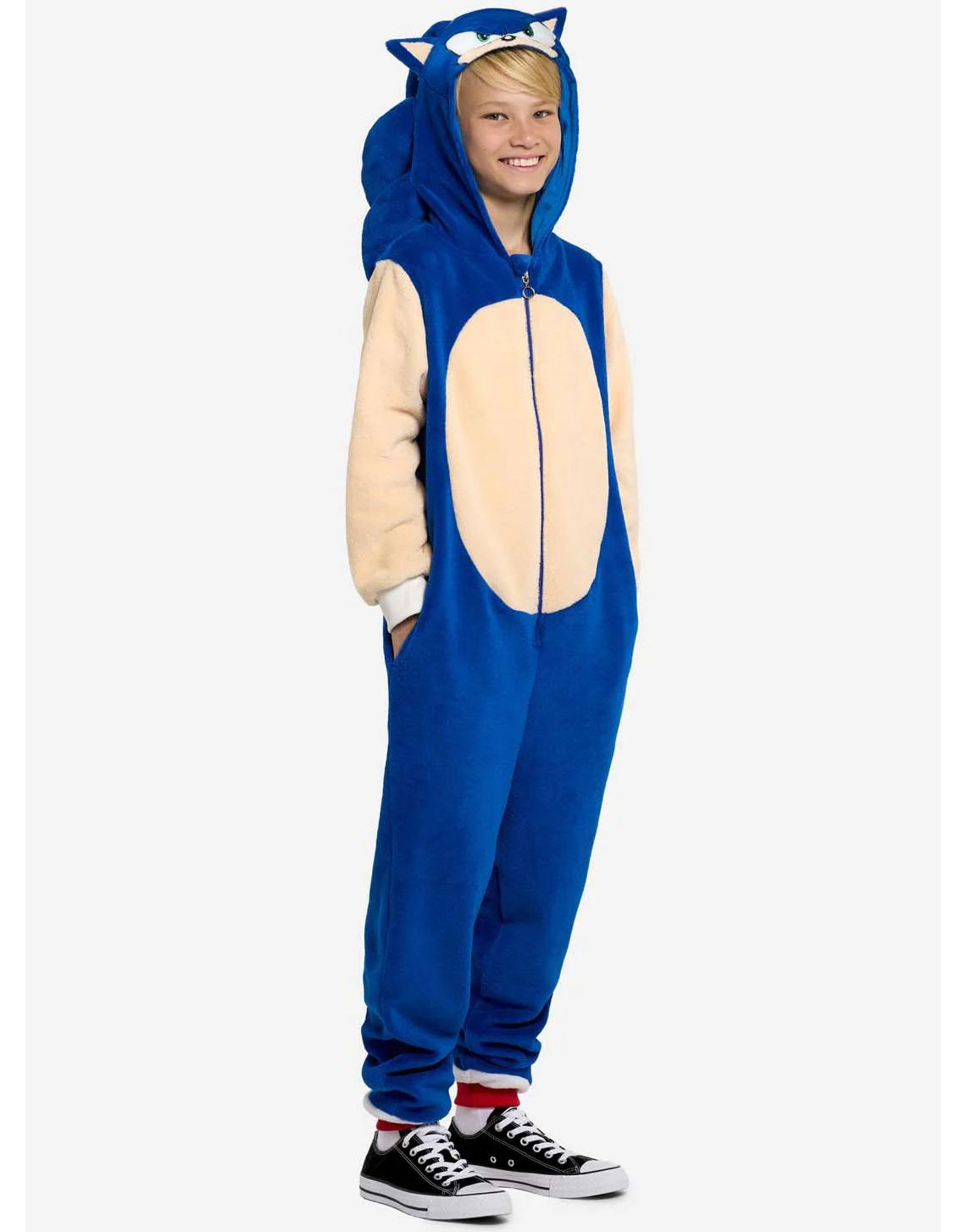Sonic the Hedgehog Onesie/Kigurumi Unisex Kostyme til Barn - Opposuits