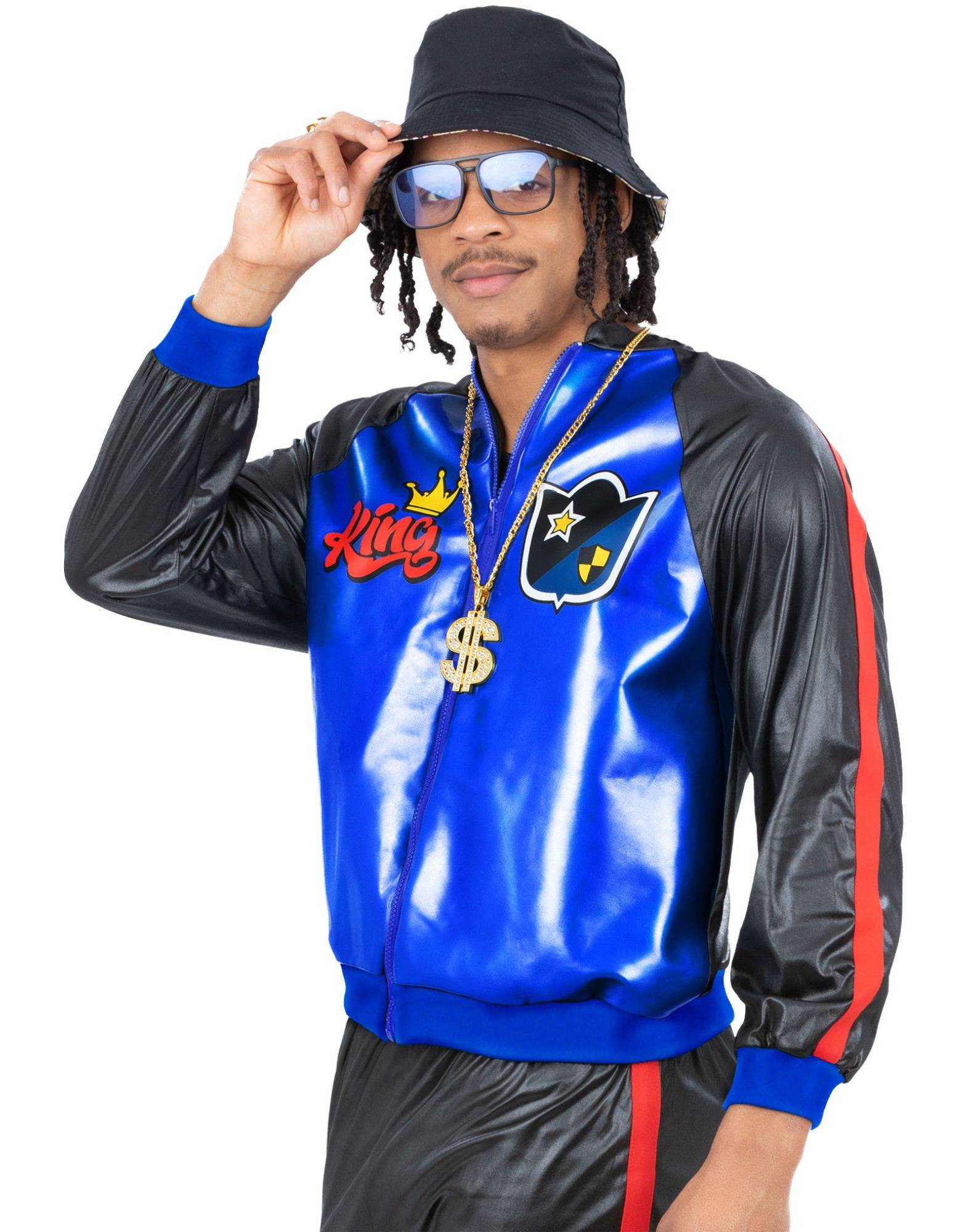 80's Jam Master Kostymejakke til Herre