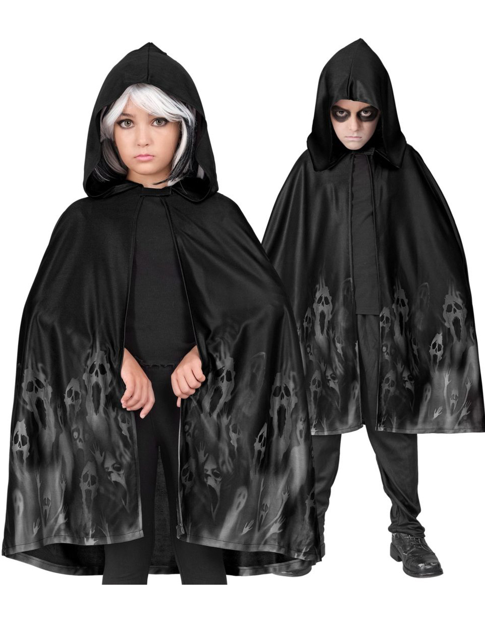Kostymekappe med Spøkelsemotiv til Barn 75 cm