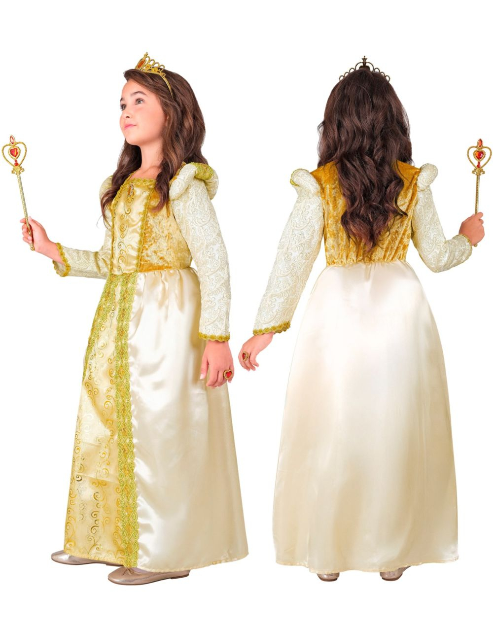 Middelaldersk Dronningkostyme til Jente