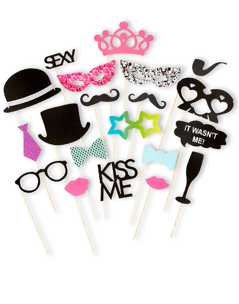 Wedding Party - 20 stk Selfie / Fotoeffekter