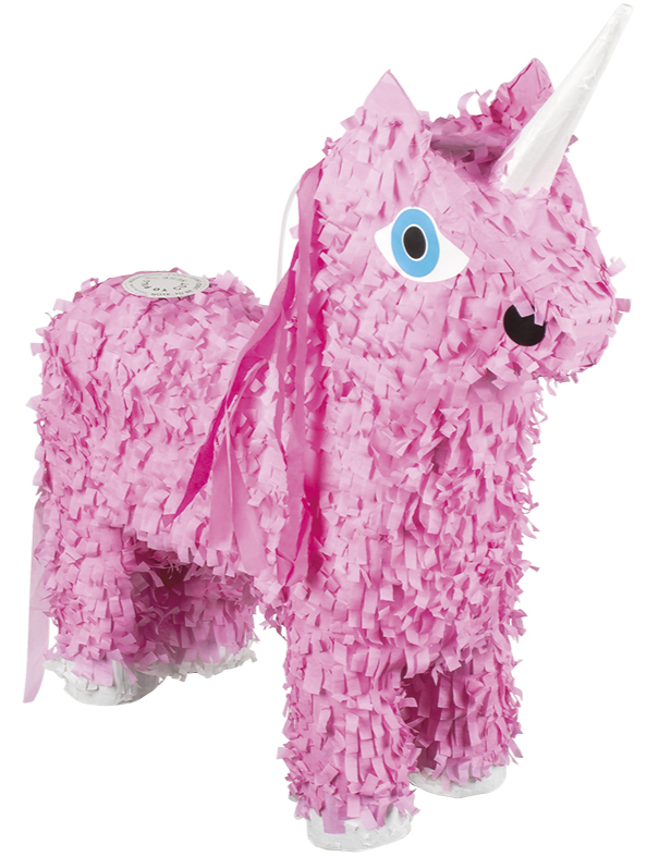 Rosa Enhjørning Pinata 47x39 cm