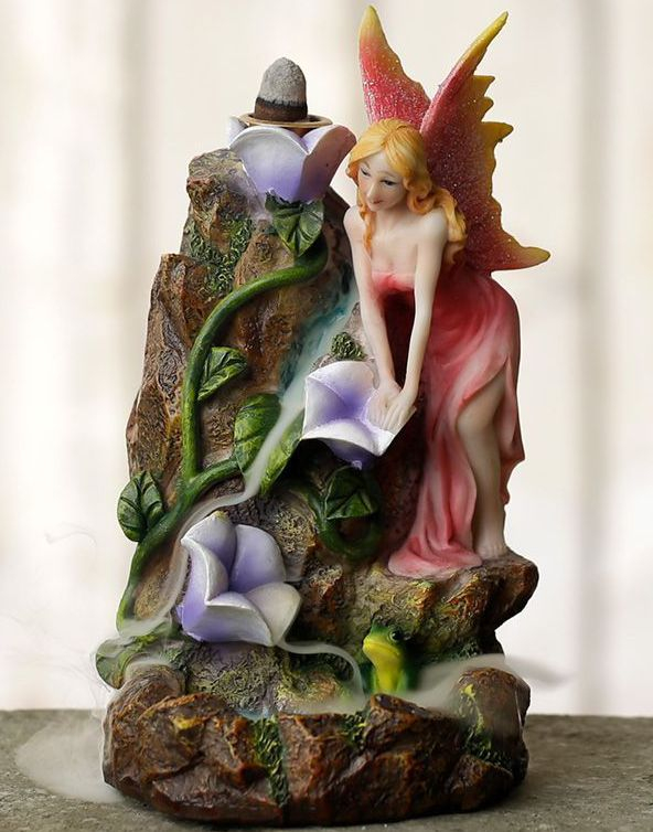 Fe i Blomsterhagen - Backflow Røkelsesbrenner 19,5 cm