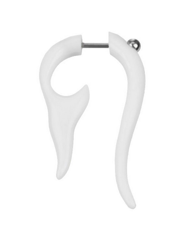 Justice - Hvit Fake Piercing