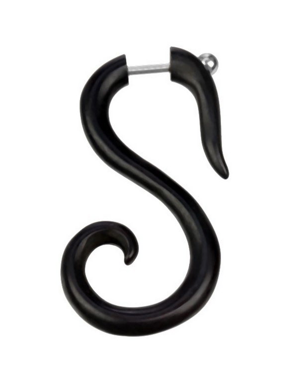 Swan - Svart Fake Piercing