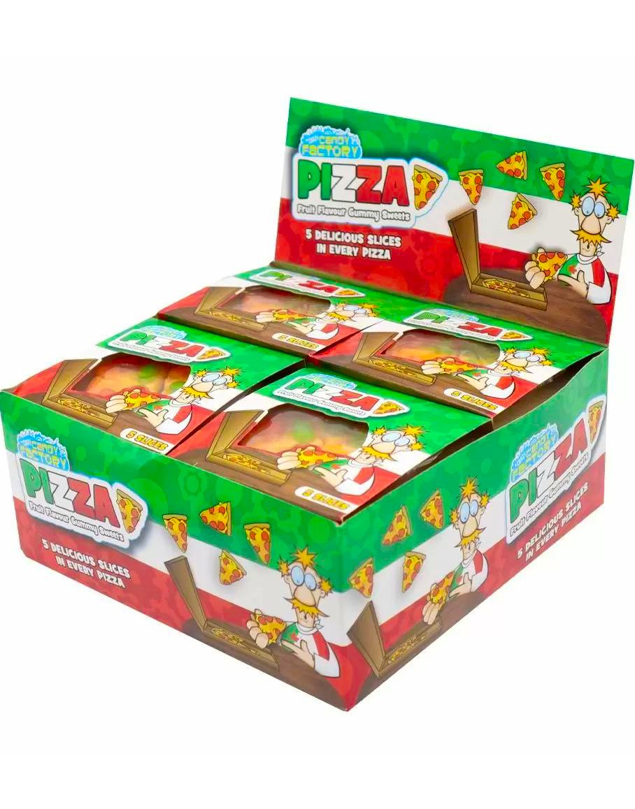24 stk Crazy Candy Factory Mini Pizza 21 gram