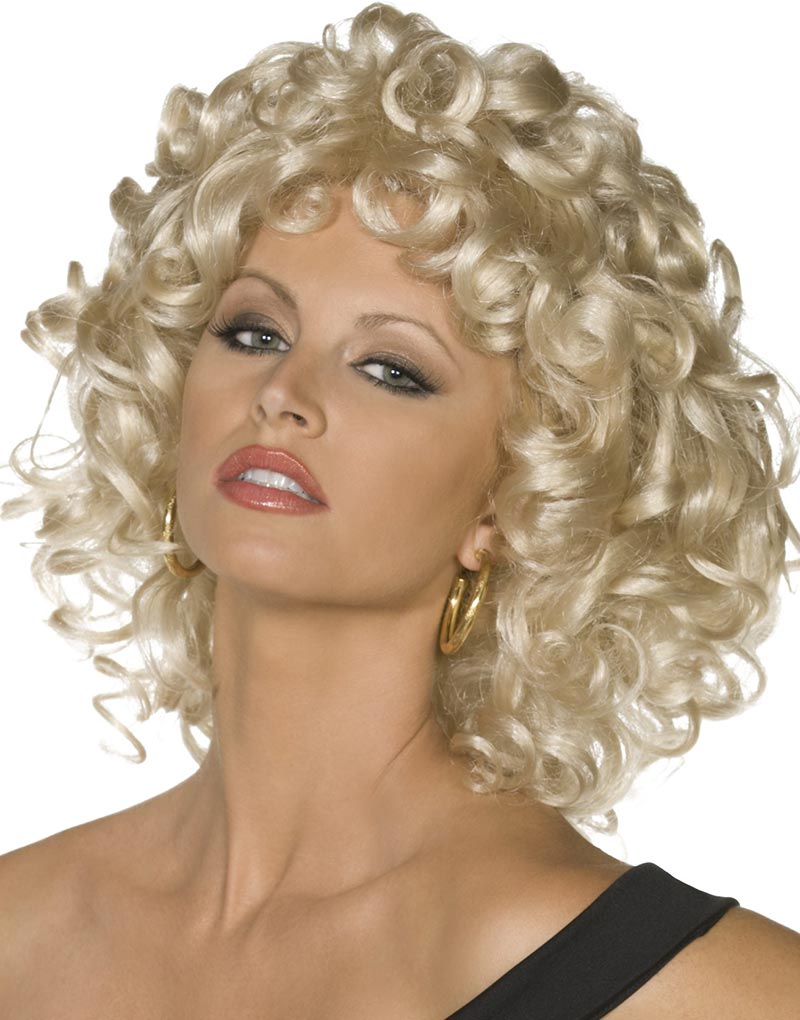 Lisensiert Sandy Parykk med Krøller