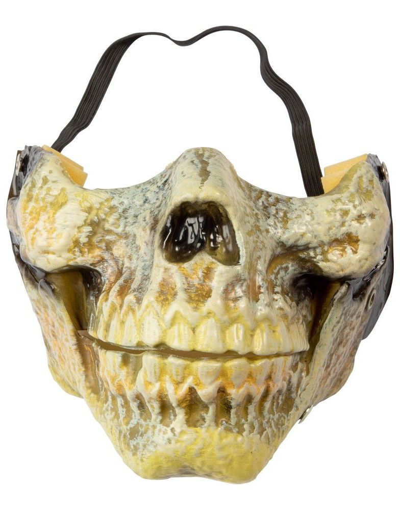 Hodeskalle Maske med Bevegelig Kjeve