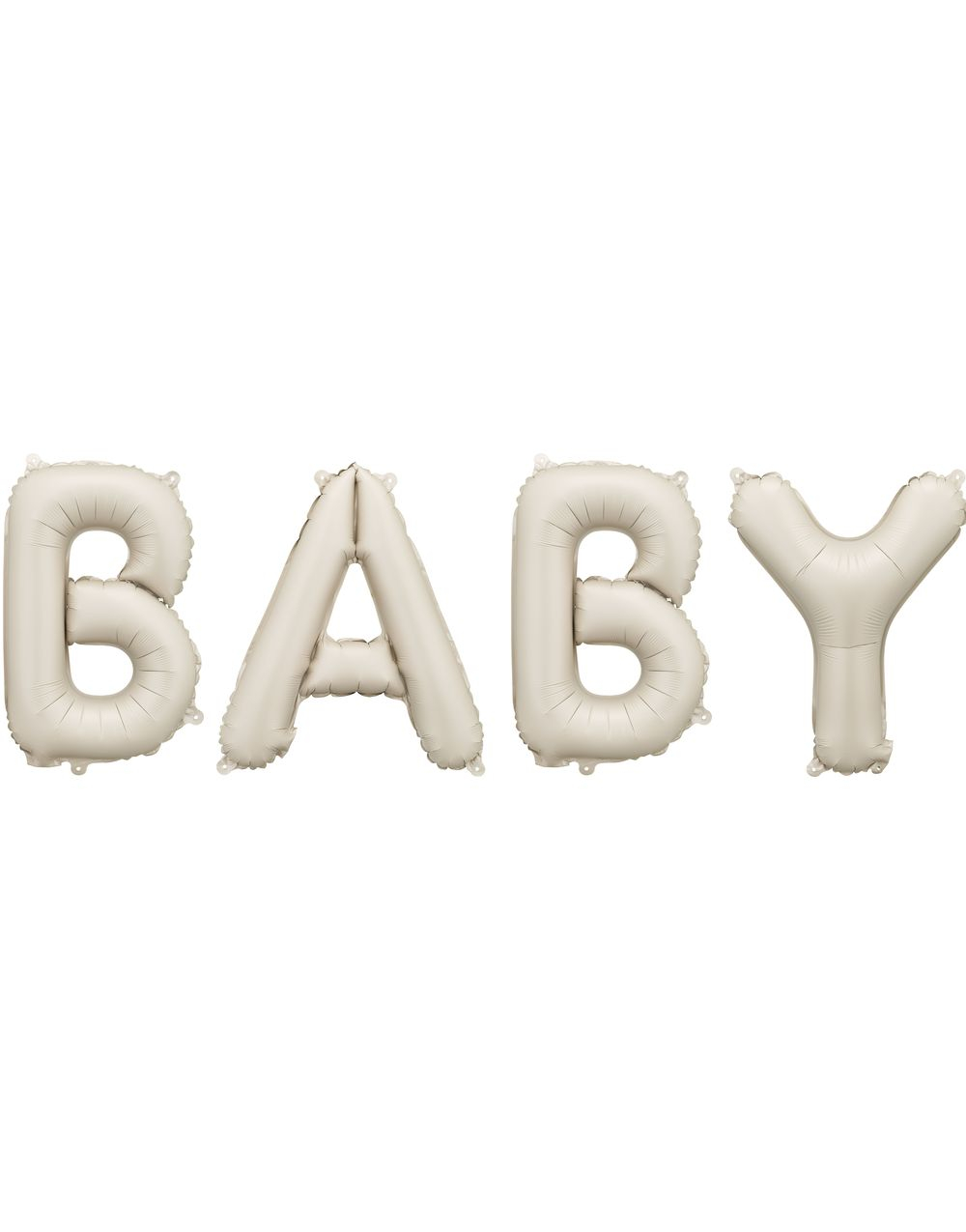 Baby - Beige Folieballong 140x43 cm