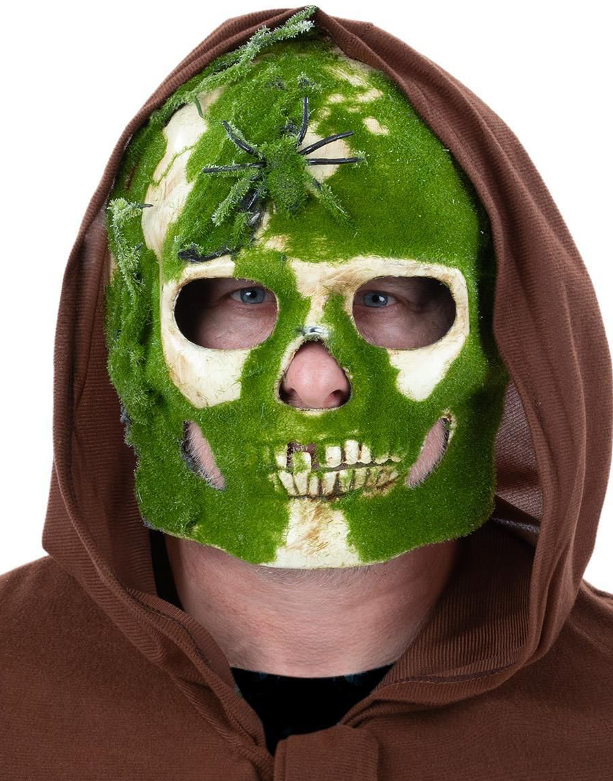 Råtnende Hodeskallemaske med Mose