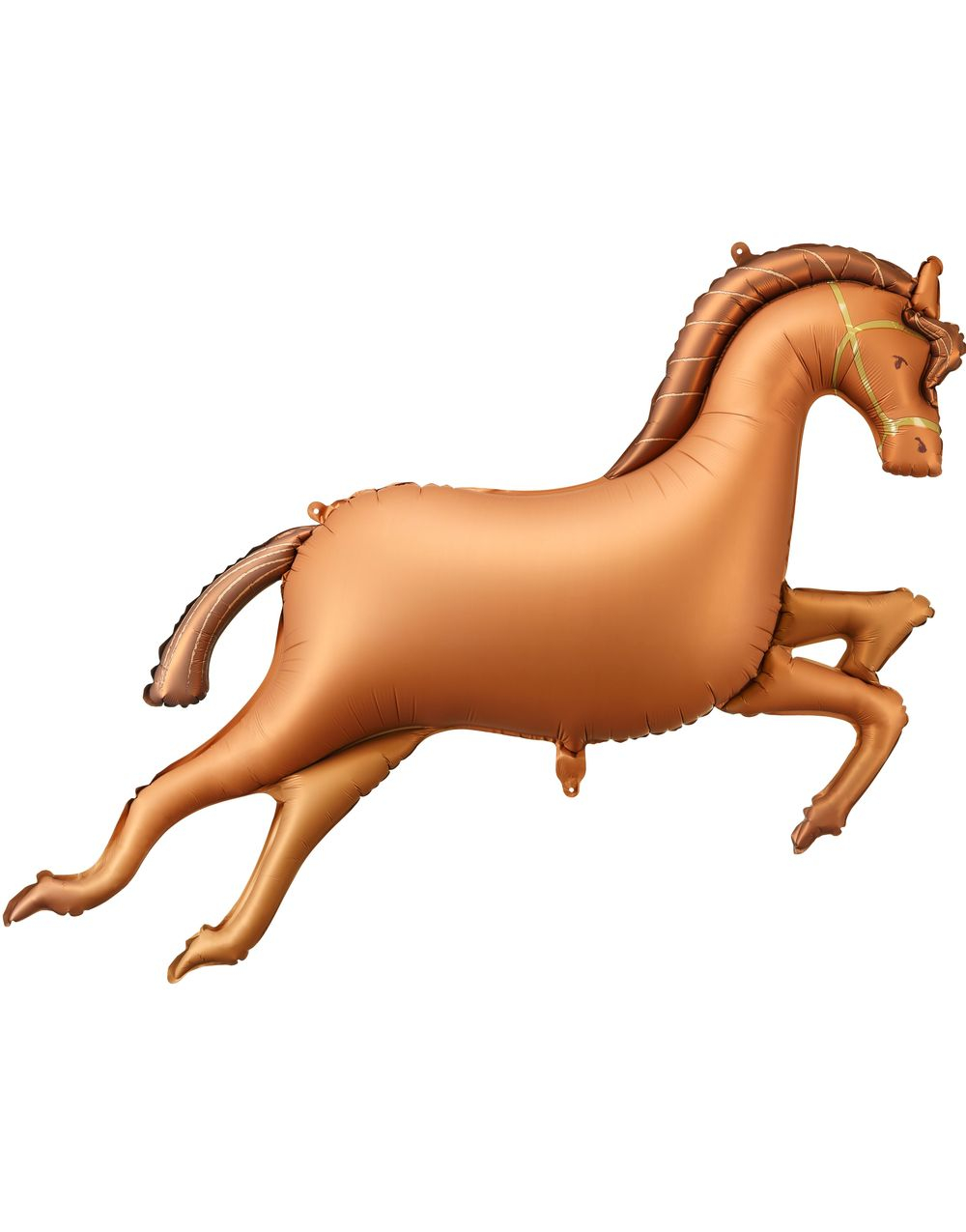 Stor Brun Hest Folie Ballong 100x125 cm