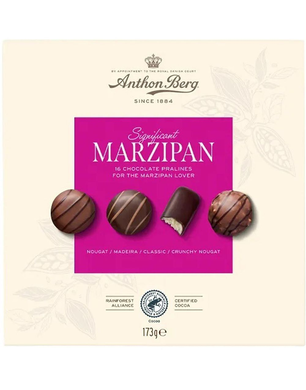 Anthon Berg Significant Marzipan - Eske med Forskjellig Marsipankonfekt 173 gram