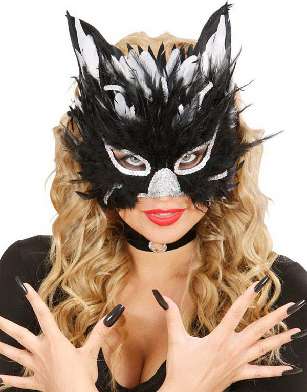 Maskerade Katt - Maske