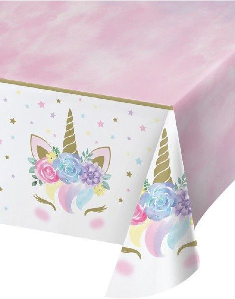 Plastduk 137x259 cm - Unicorn Baby