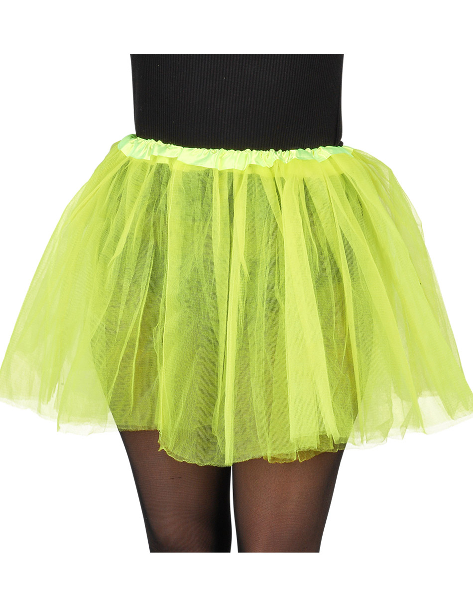 Neon Grønt - Tutu-Skjørt