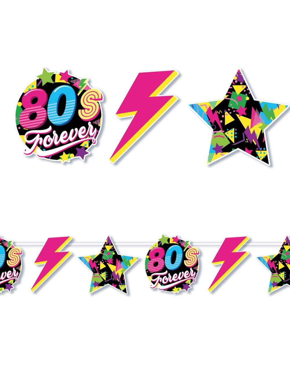 3 Meter Banner - 80s Forever