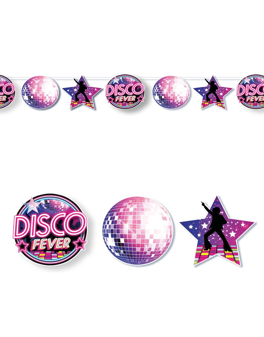 3 Meter Banner - Disco Fever