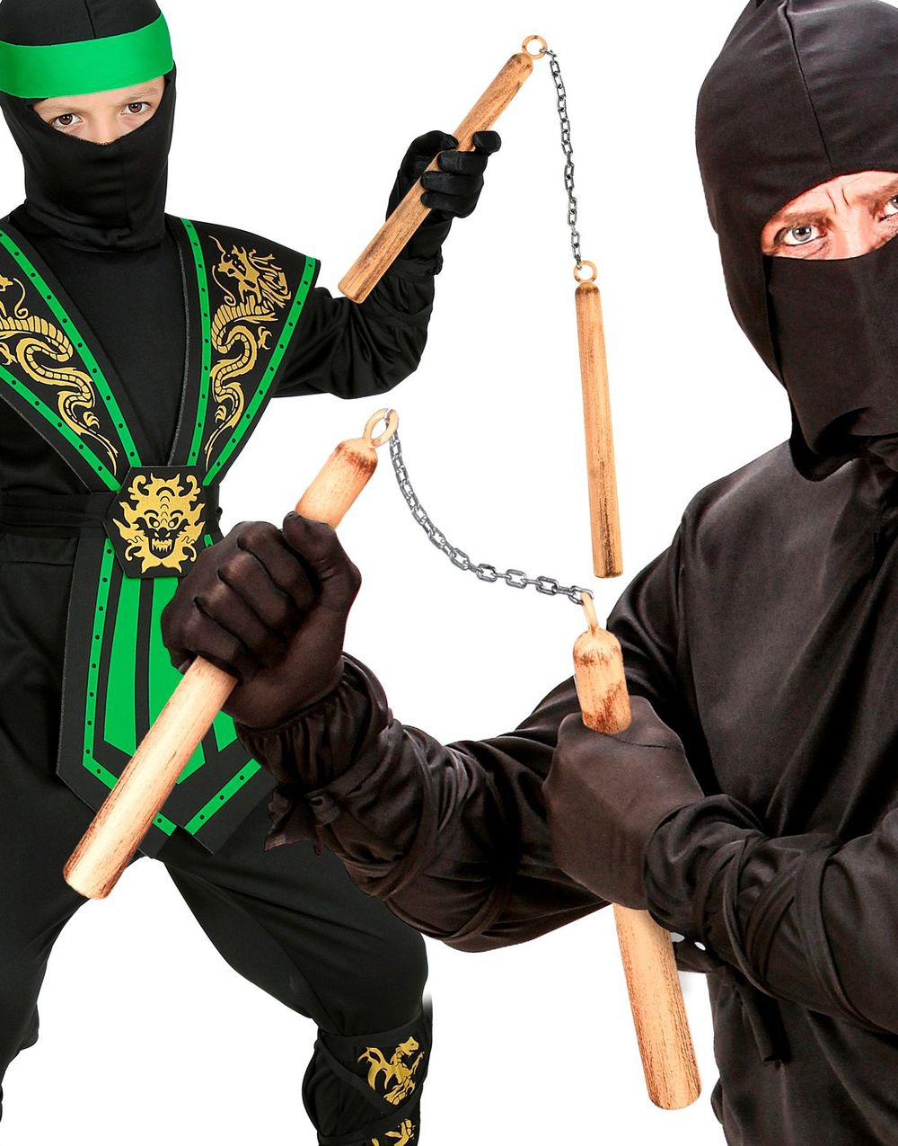 Nunchaku / Karatepinner - Ninjavåpen i Plast 30 cm