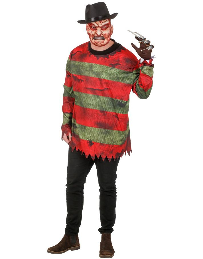 Bilde av Freddy Krueger Kostyme Sett 3 Deler