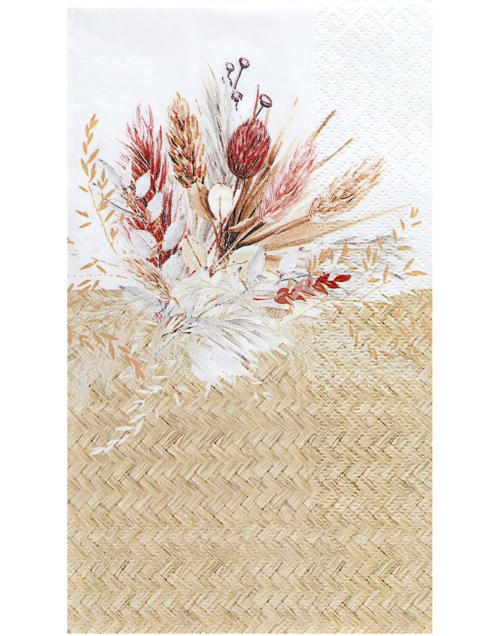 20 stk Servietter Pampasgress Motiv 33x40 cm