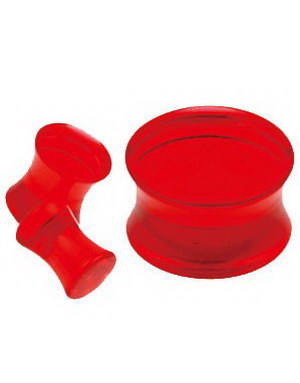 Crime - Rød Piercing Plugg