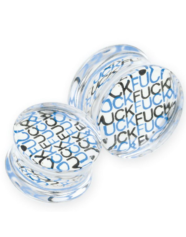 The F Word - Gjennomsiktig Piercing Plugg