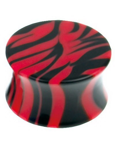 Storm - Rosa og Svart Piercing Plugg