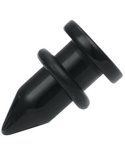 Spiker - Svart Piercing Plugg