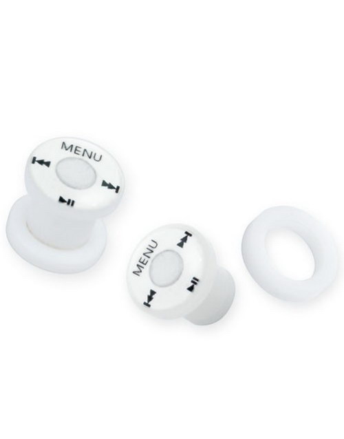 iPod - Hvit Piercing Plugg
