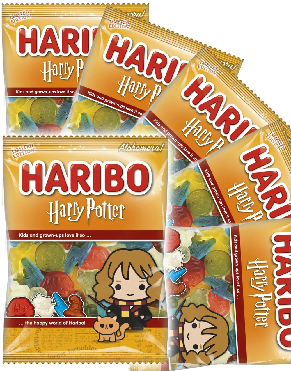 10 stk Haribo Harry Potter - Hermine Grang Limited Edition - Hel Eske 1,6 kg