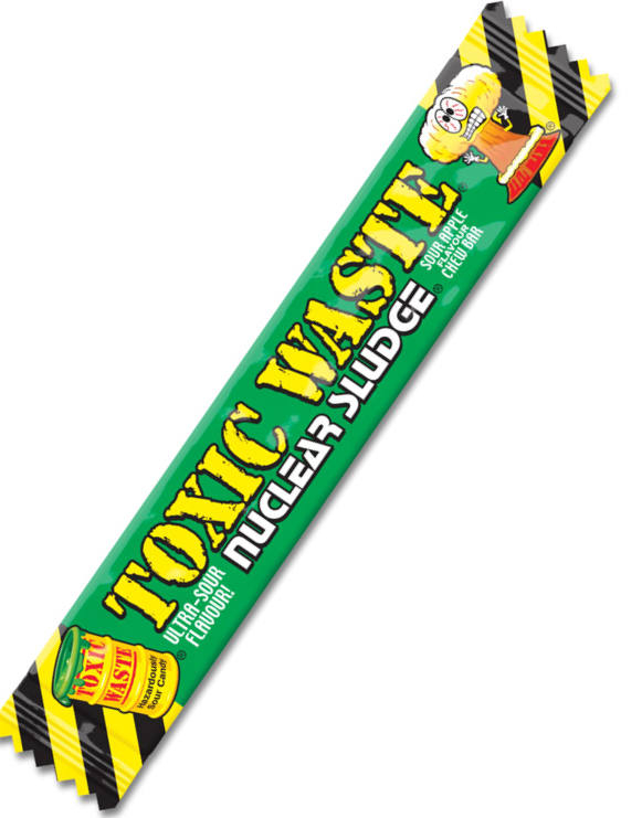 Toxic Waste Nuclear Sludge Green Apple Chew Bar 20 gram