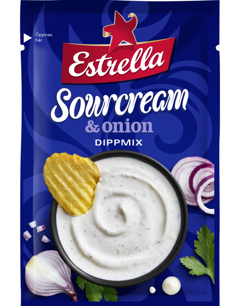 Sourcream & Onion Dipmix 26 g - Med rømme- og løksmak