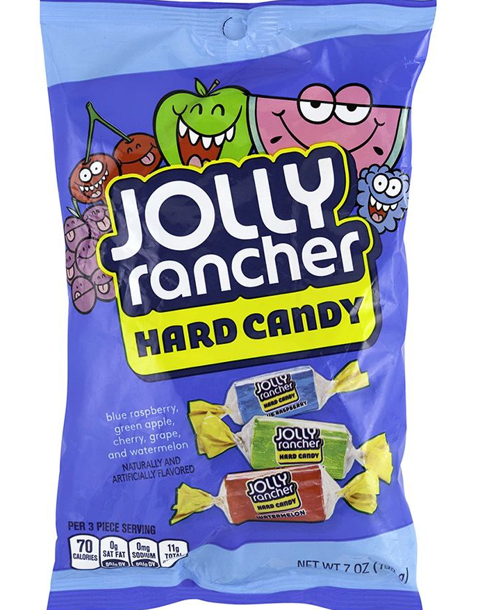 Jolly Rancher Sukkertøy med 5 Smaker 198 gram (USA Import)