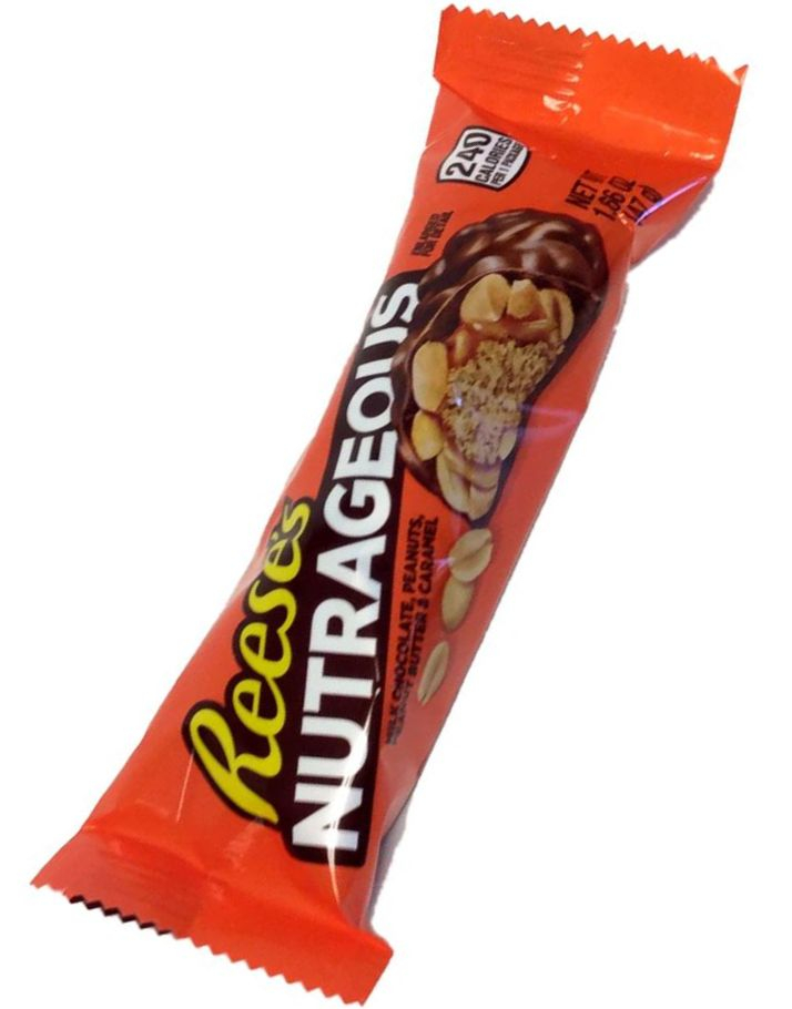 Reese's Nutrageous Bar med Peanøttbiter 47 gram (USA Import)