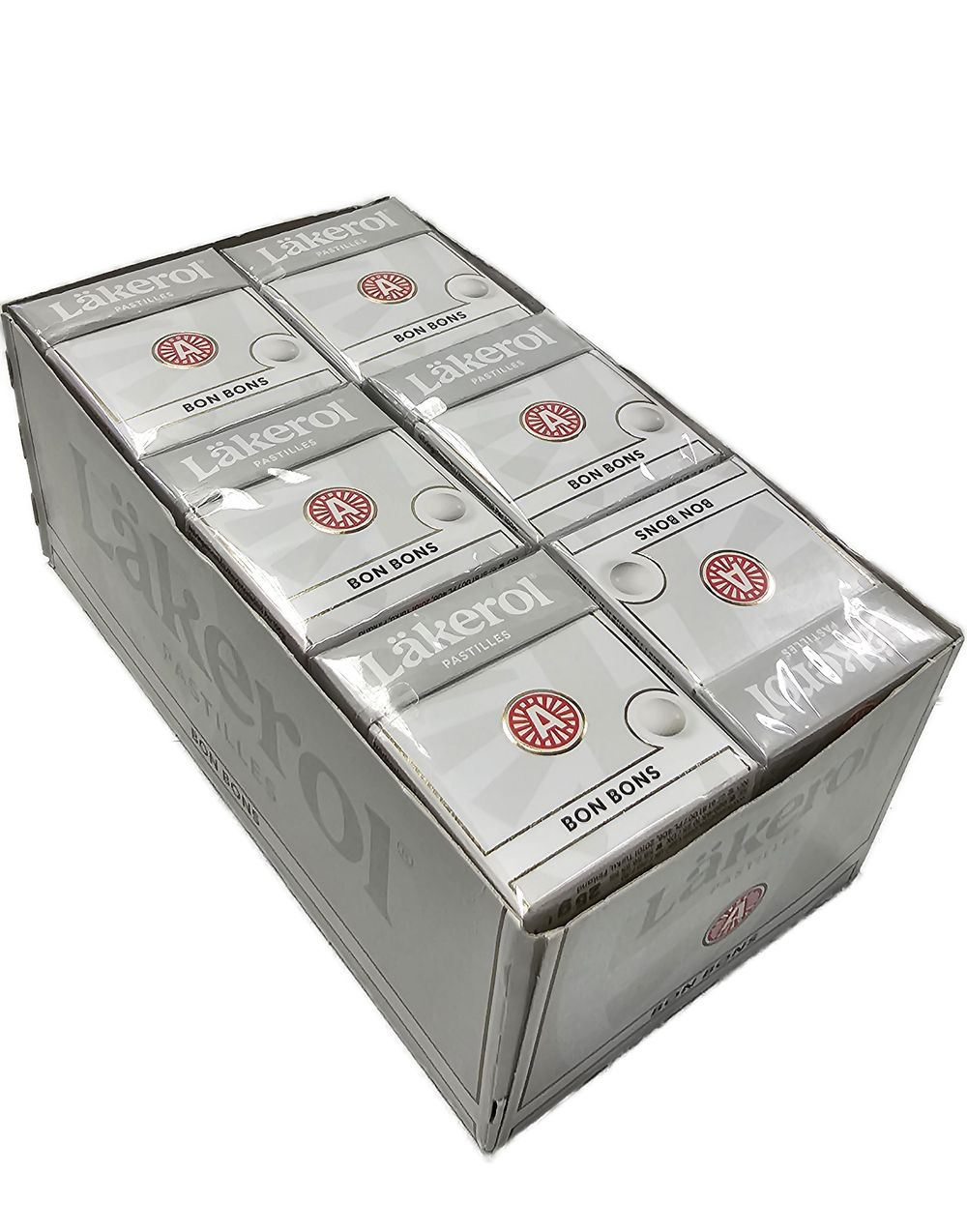 24 stk Läkerol Bon Bons / Pastiller med Peppermyntesmak - Hel Eske 600 gram