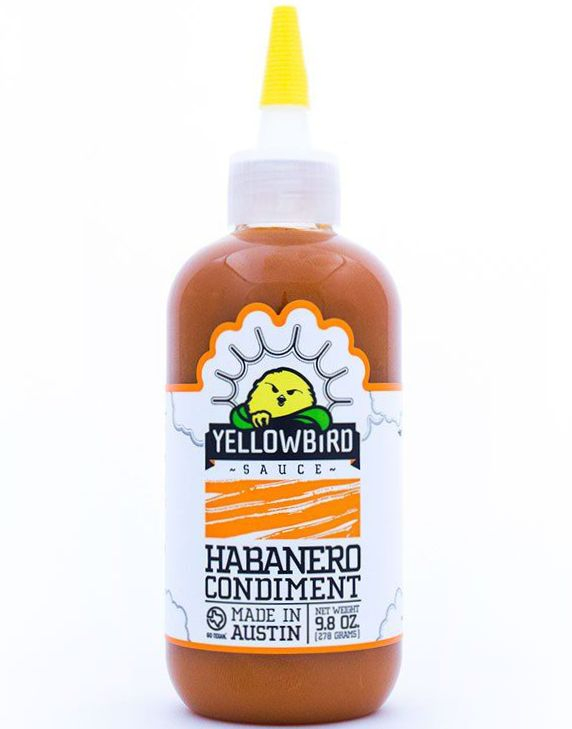 Yellowbird Habanero Pepper Condiment - Sterk Habanerosaus med Gulrotbase 278 gram (USA Import)