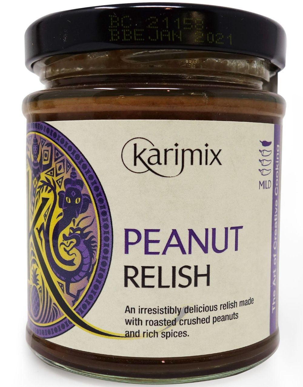 Bilde av Karimix Peanut Relish - Mildt-sterk Peanøtt Tilbehør/saus 195 Gram