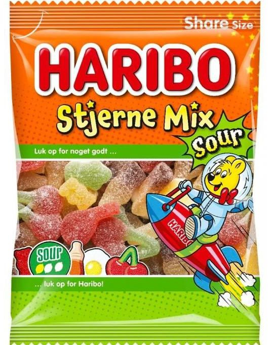 Haribo Sur Starmix 150 gram