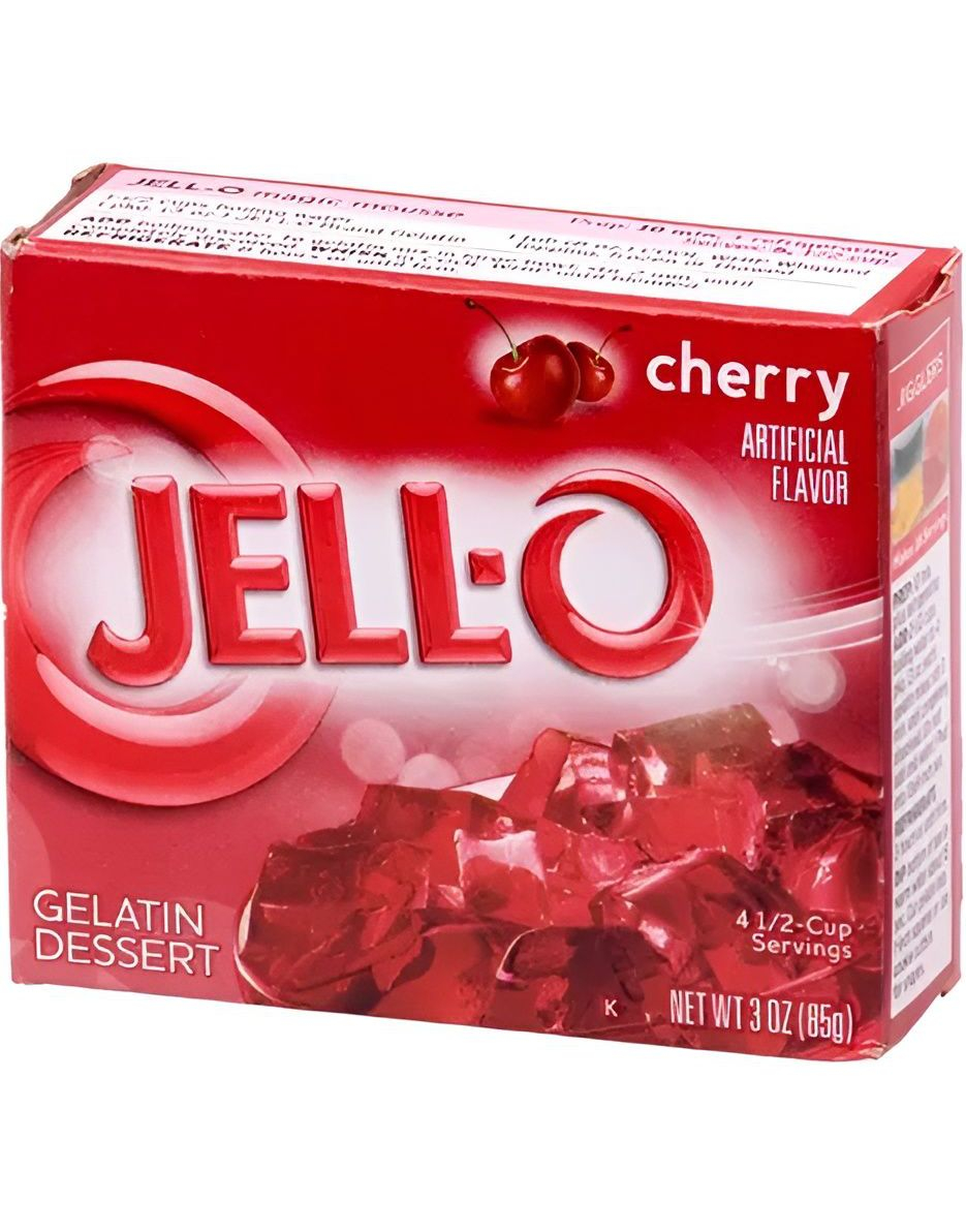 Jell-O Cherry - Gelé Dessert - 85 g (USA Import)