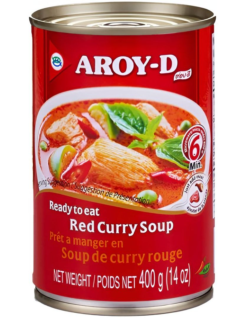 Red Curry Soup - Aroy-D 400 gram (Thailand)