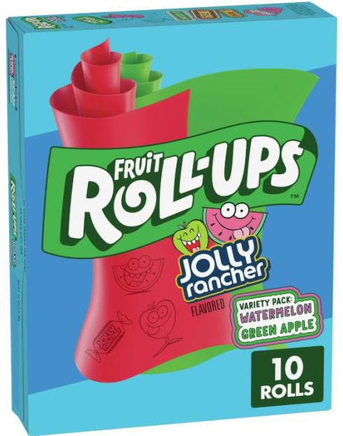 Fruit Roll-Ups Jolly Rancher - Vingummiruller med Fuktsmaker 141 gram (USA Import)